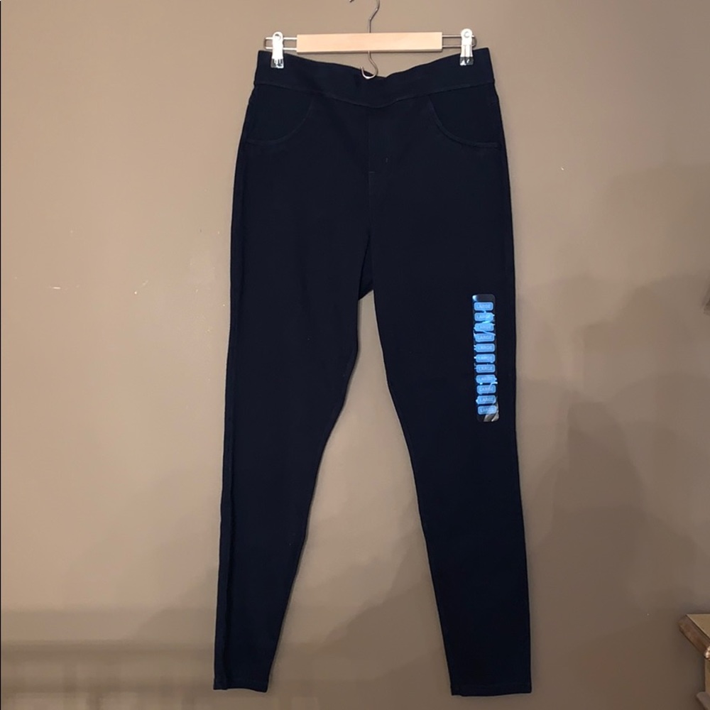 Blue denim legging